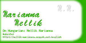 marianna mellik business card